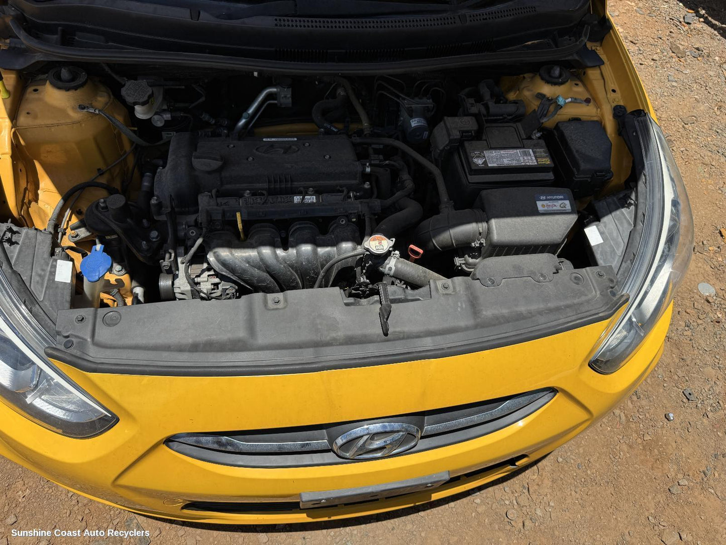 2015 Hyundai Accent Bonnet Lock Support