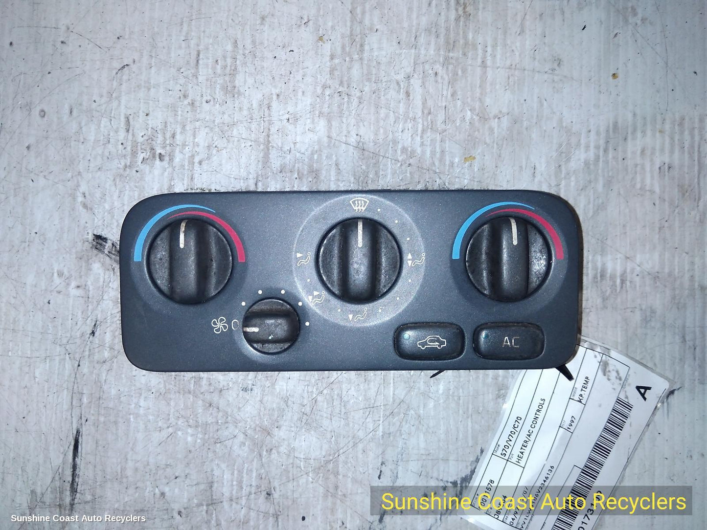 1997 Volvo S70/v70/c70 Heater Ac Controls