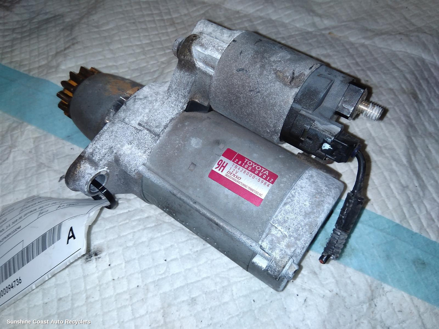 2012 Toyota Aurion Starter