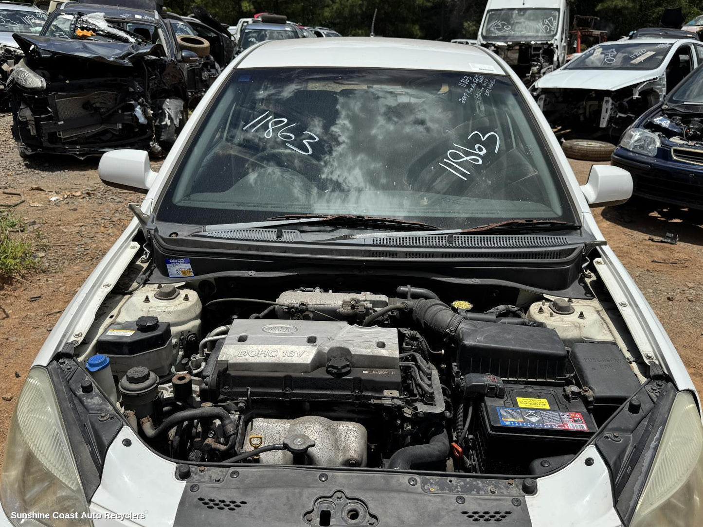 2007 Kia Rio Engine