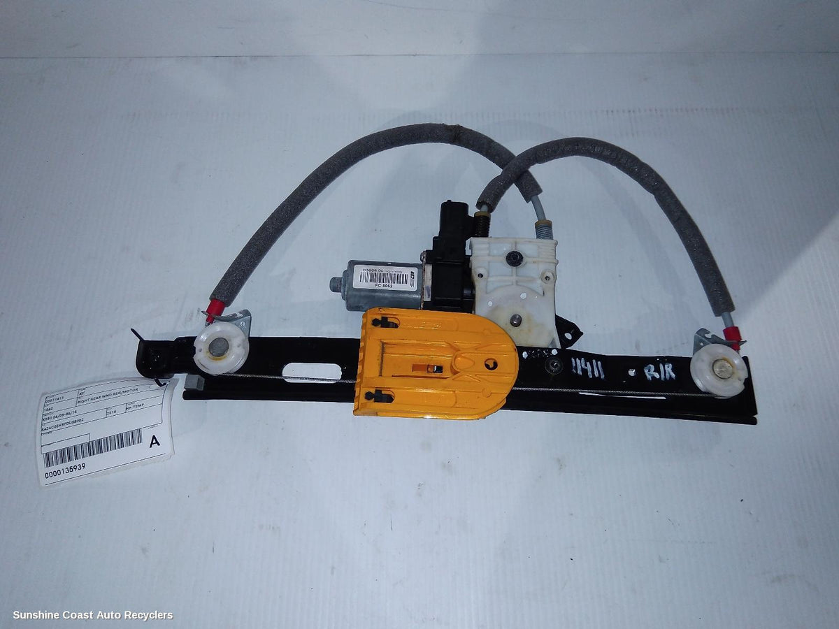 2008-2015 Jaguar Xf Right Rear Wnd Reg Motor