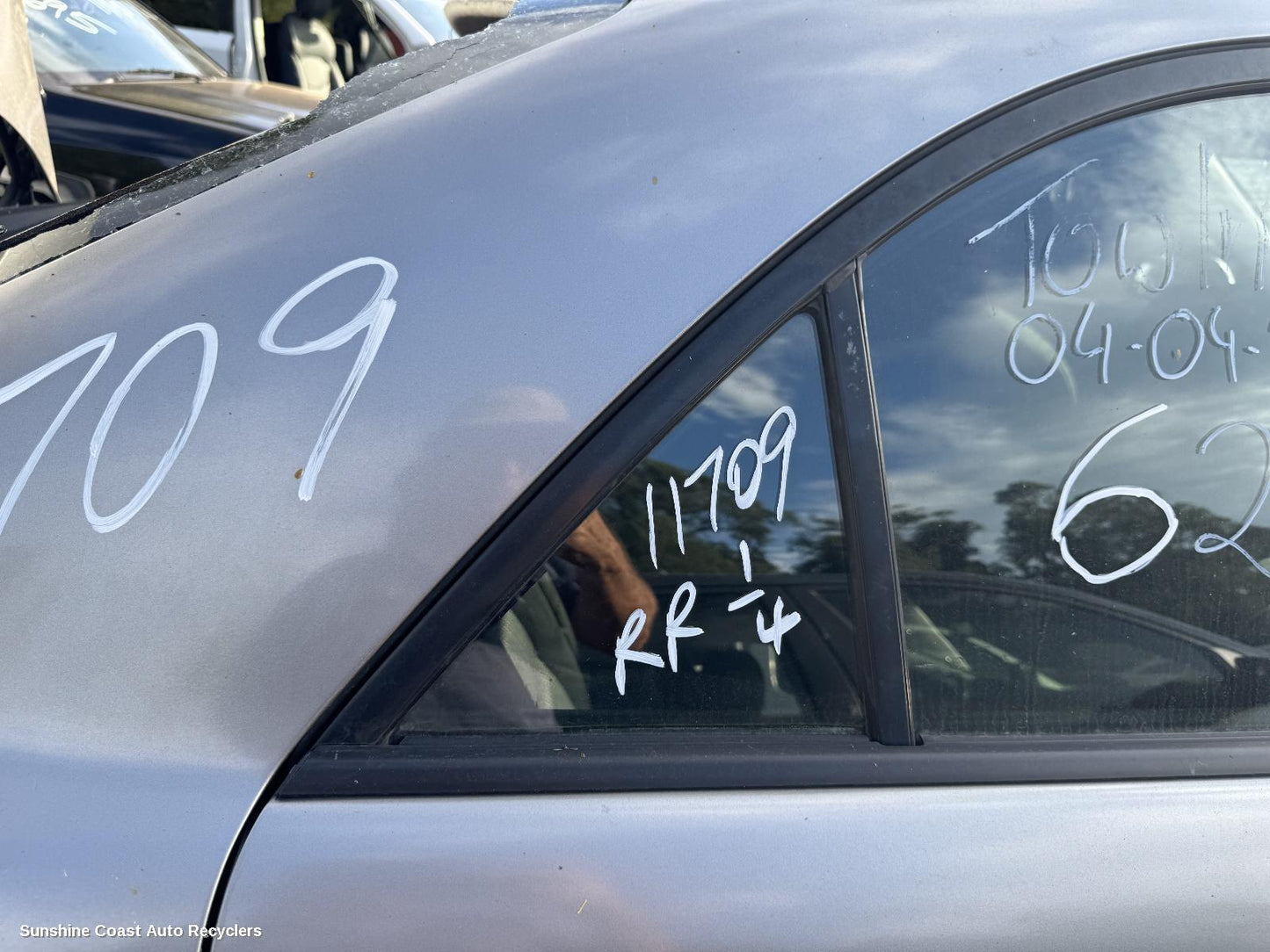2006 Mazda 6 Right Rear 1 4 Door Glass