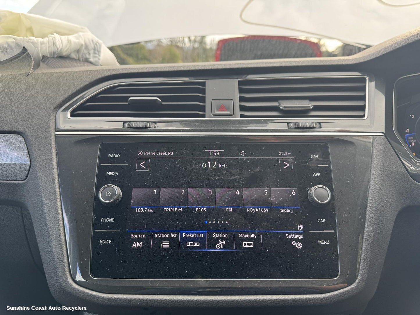2022 Volkswagen Tiguan Radio Cd Dvd Sat Tv
