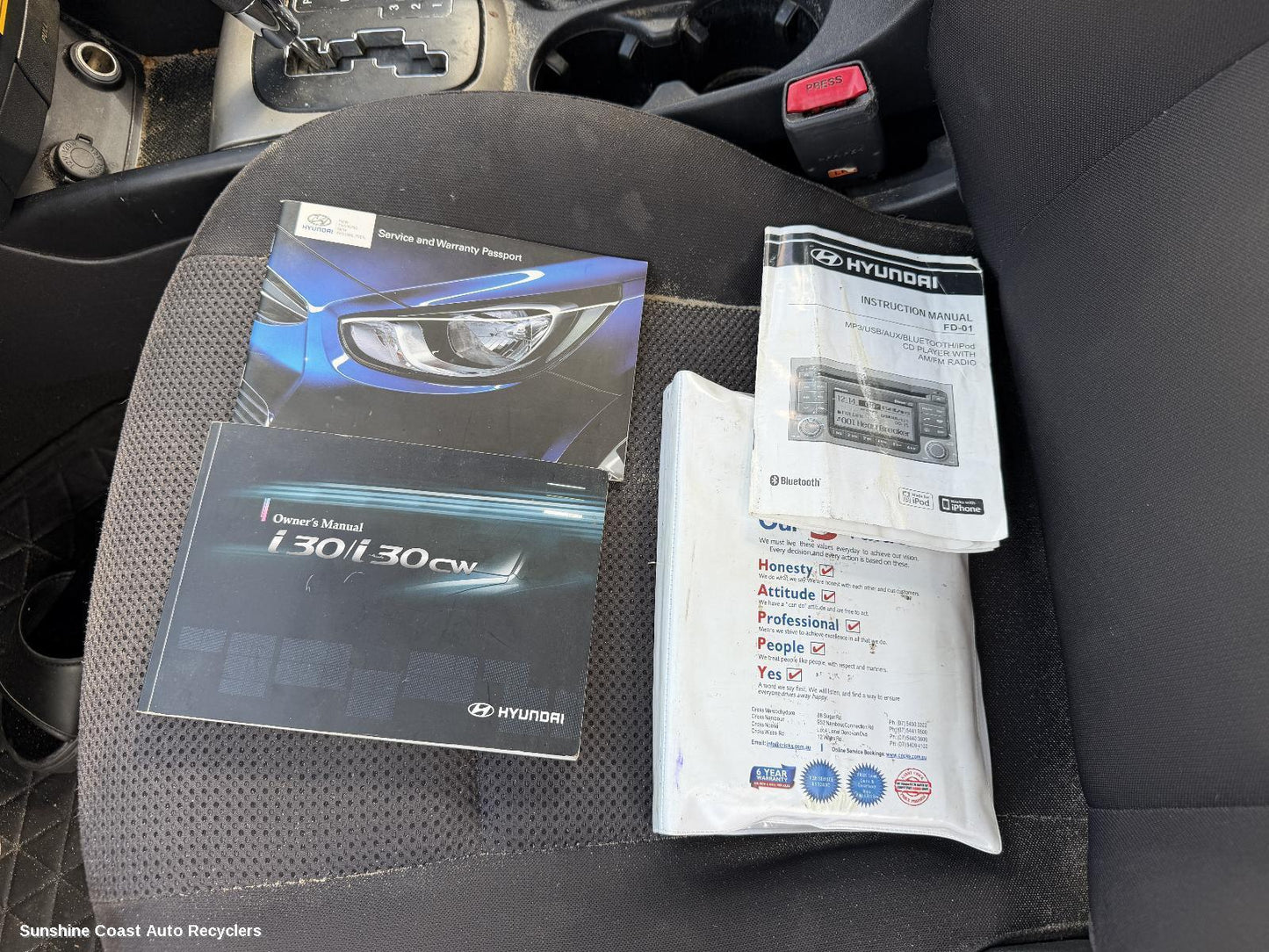 2007-2012 Hyundai I30 Owners Handbook