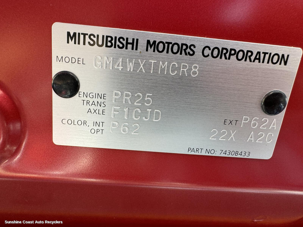 2021-2026 Mitsubishi Outlander Trans Gearbox