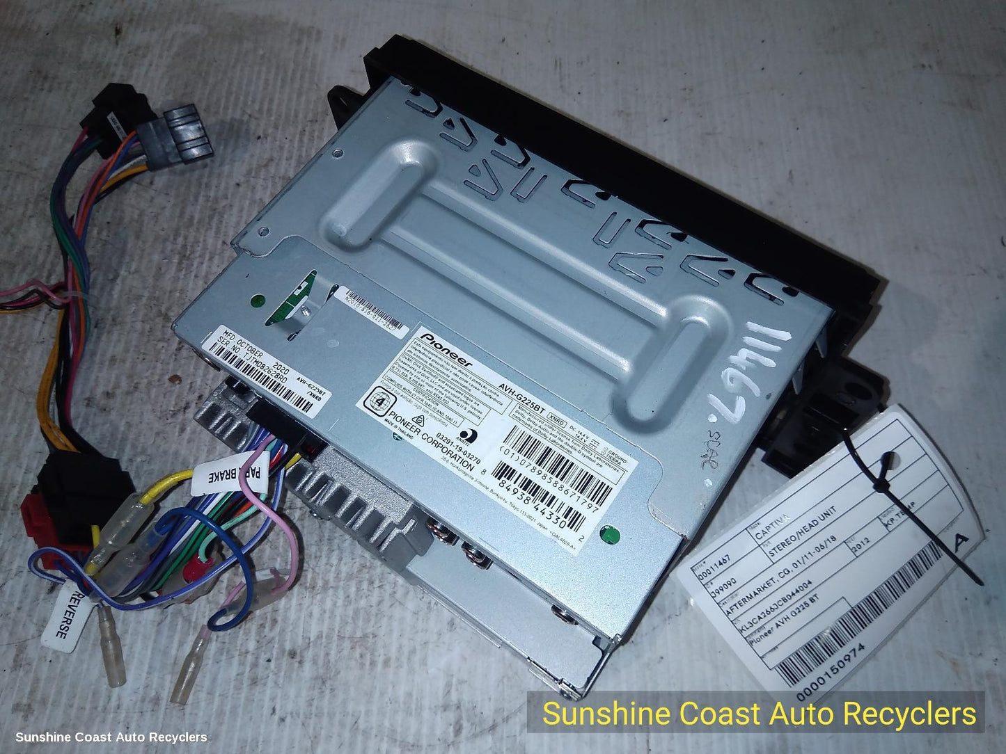 2012 Holden Captiva Radio Cd Dvd Sat Tv
