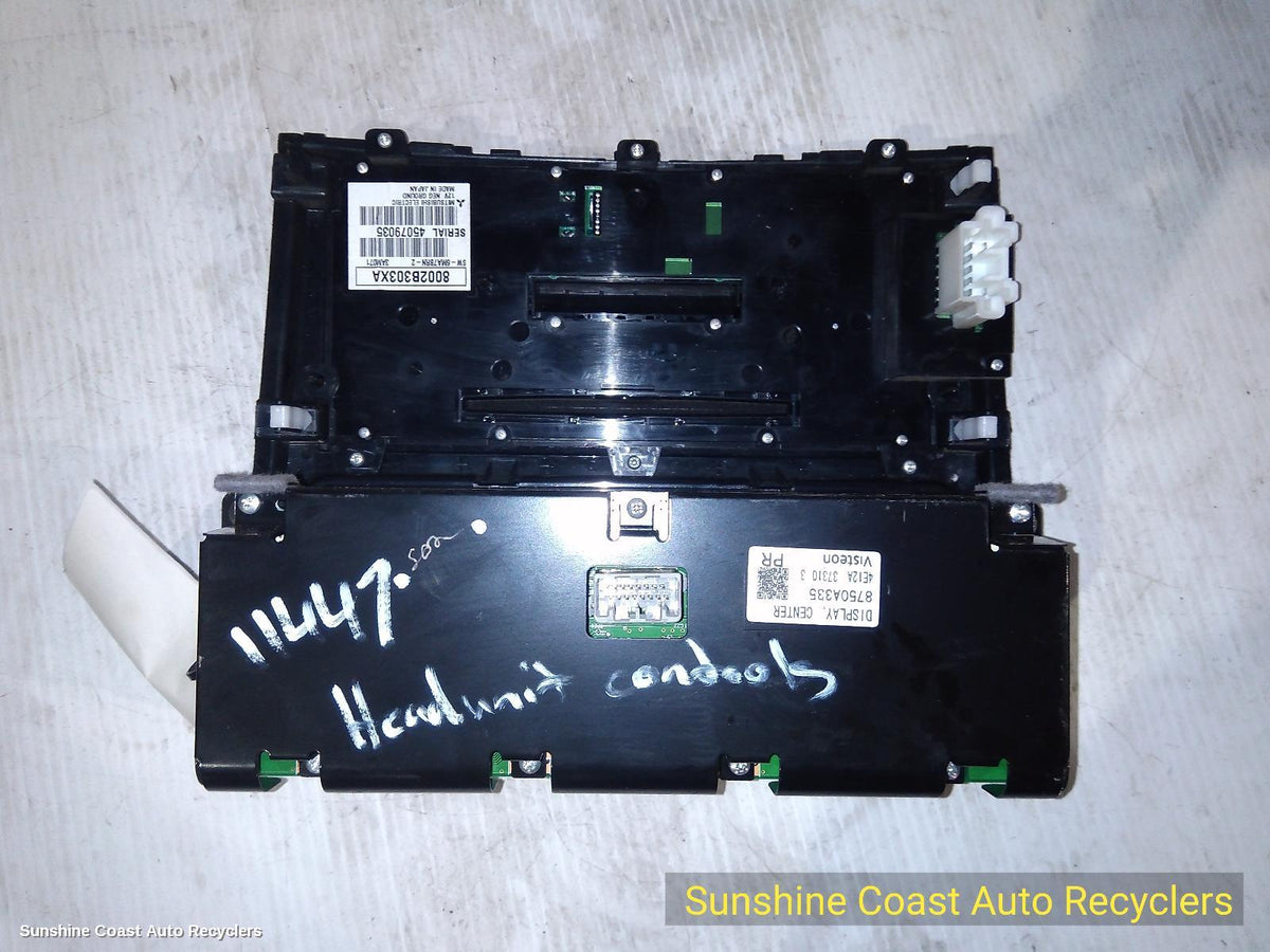 2012-2014 Mitsubishi Pajero Radio Cd Dvd Sat Tv