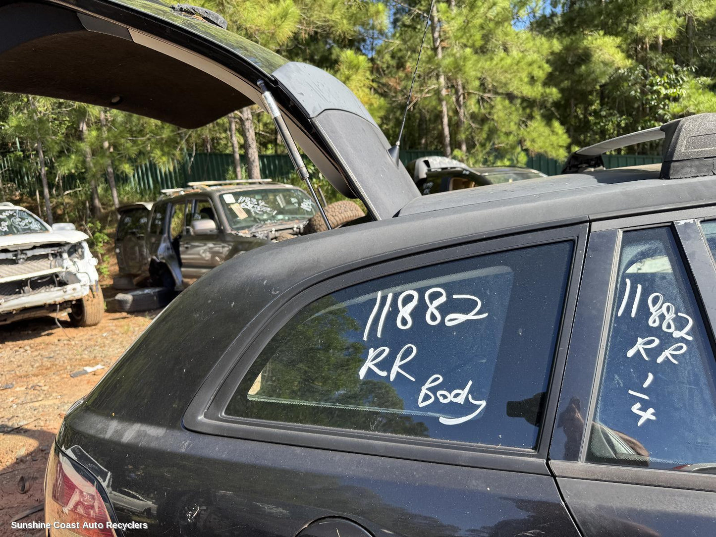 2011 Holden Commodore Right Rear Side Glass