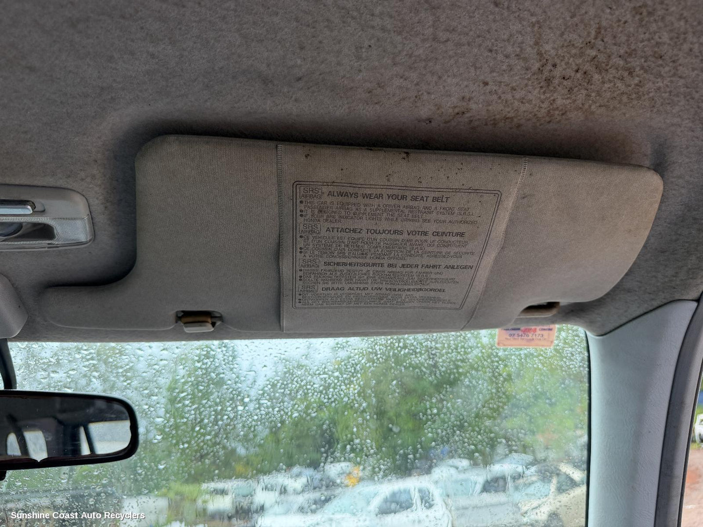 1995-2001 Honda Crv Sunvisor