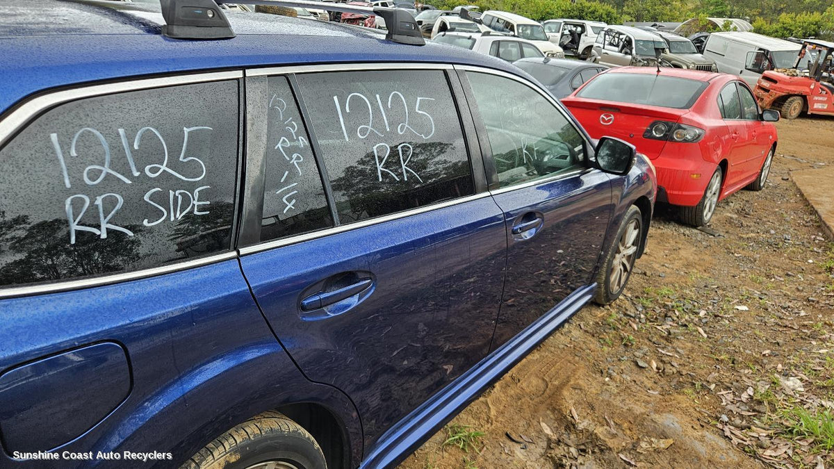 2009-2014 Subaru Liberty Right Rear 1 4 Door Glass
