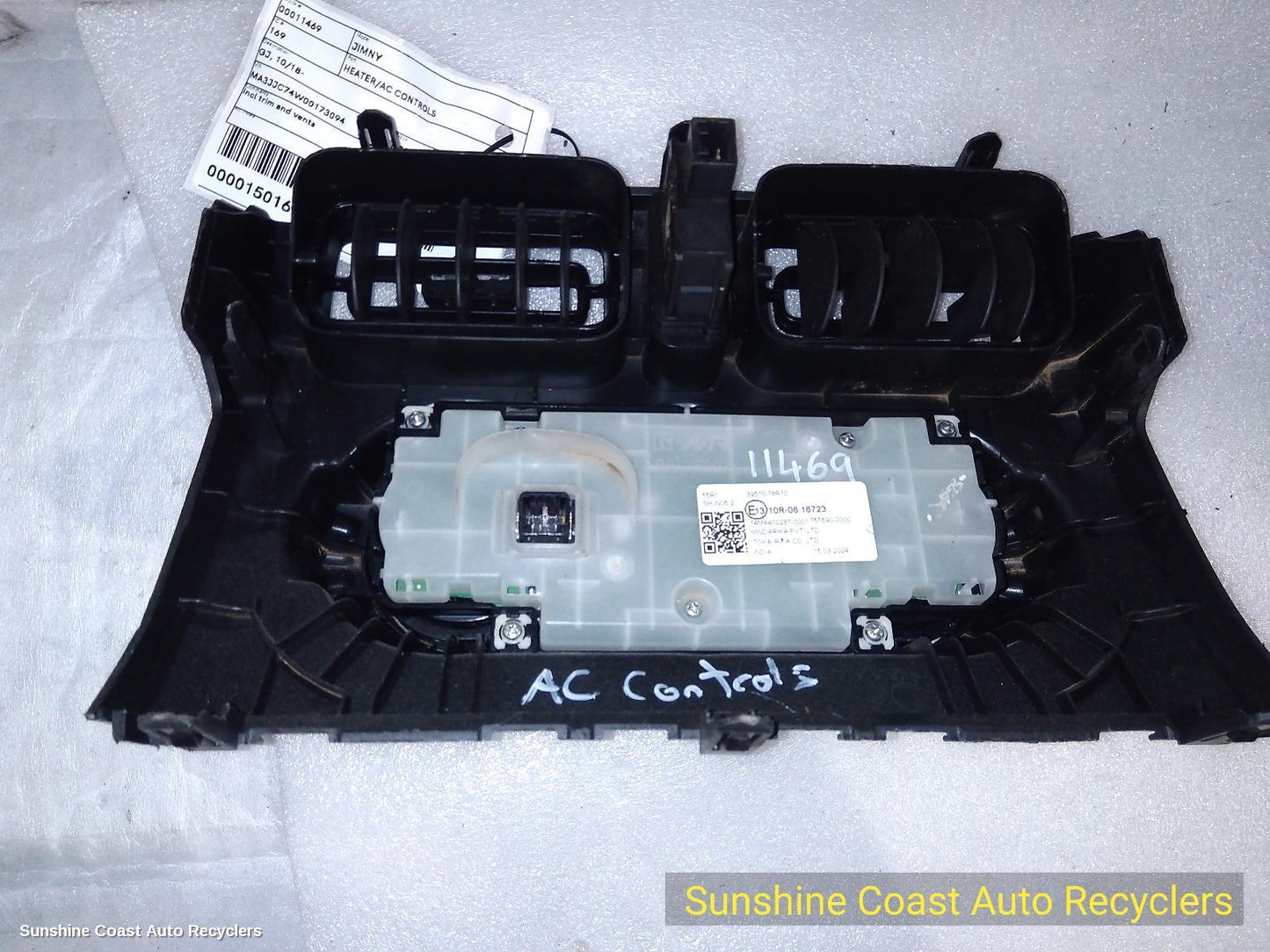 2018-2026 Suzuki Jimny Heater Ac Controls