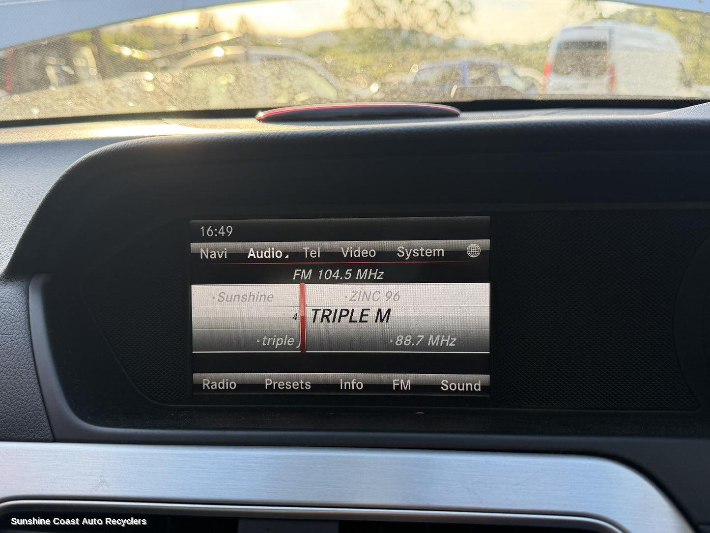 2011-2015 Mercedes C Class Radio Cd Dvd Sat Tv