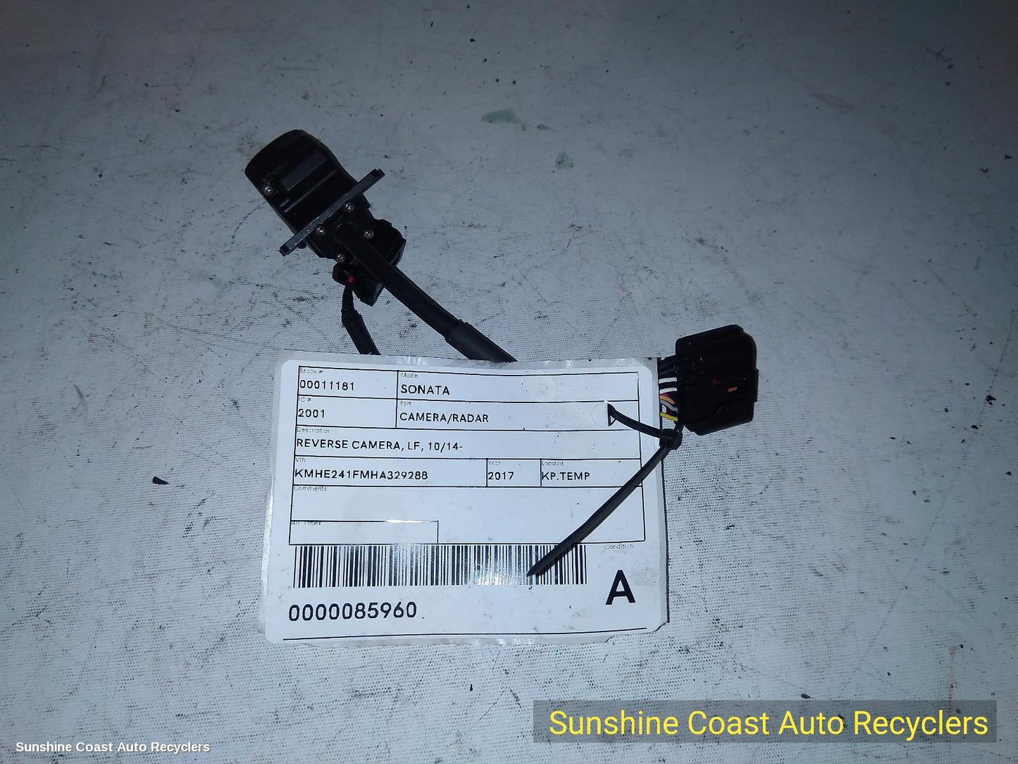 2017 Hyundai Sonata Reverse Camera