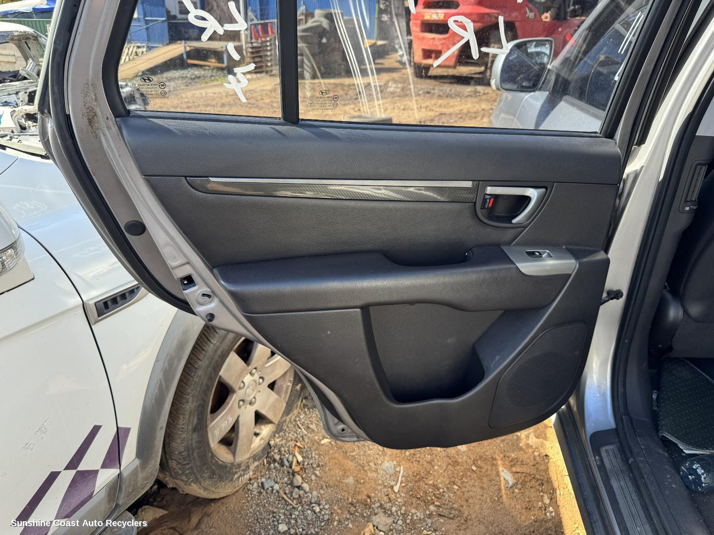 2009 Hyundai Santa Fe Left Rear Wnd Reg Motor