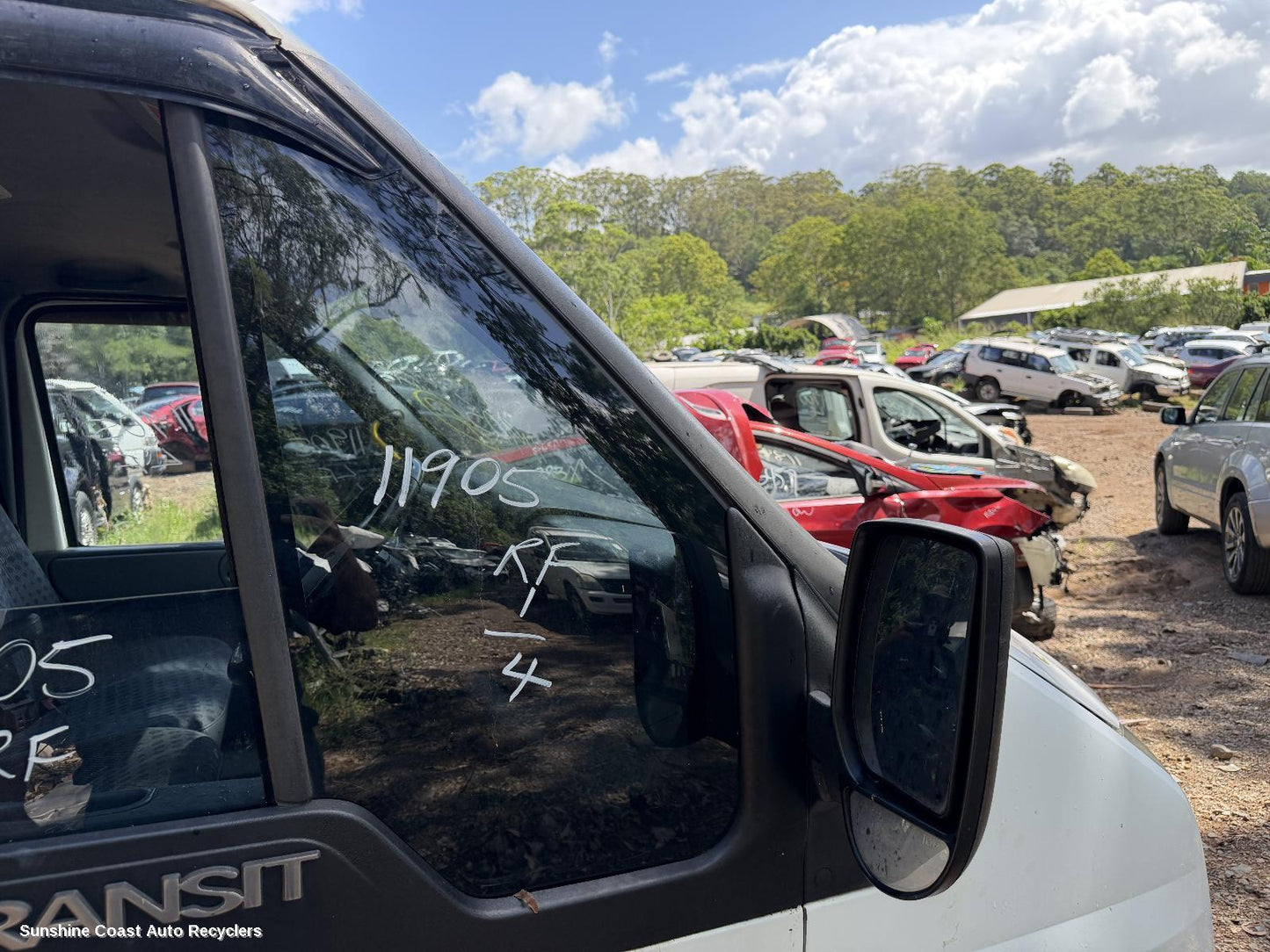 2006-2014 Ford Transit Right Front 1 4 Door Glass