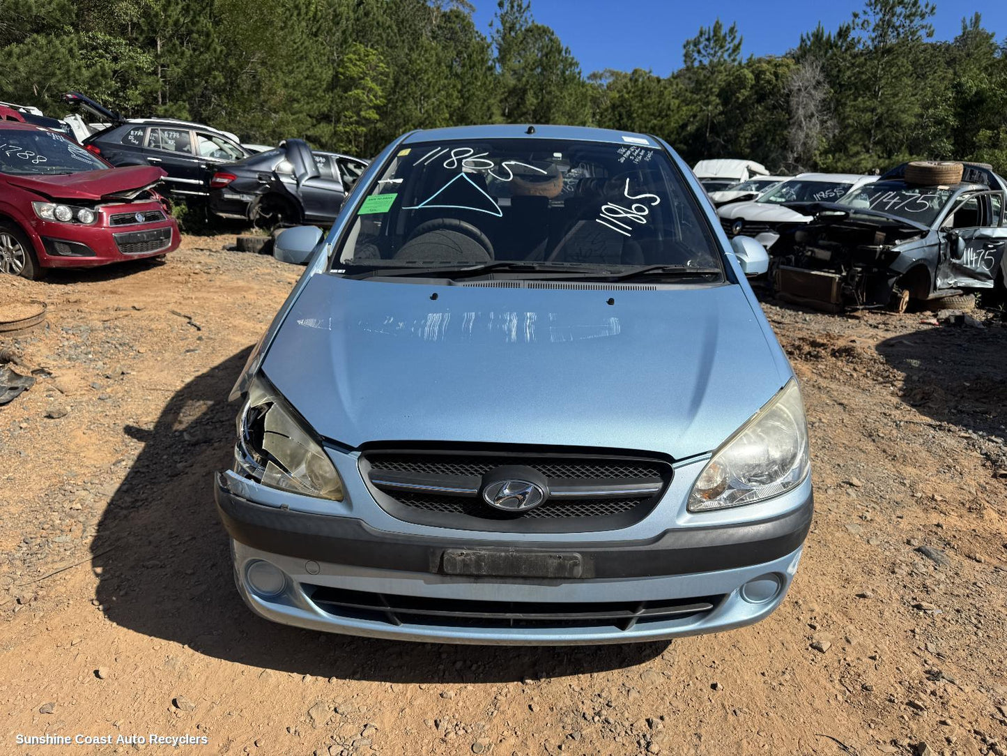 2010 Hyundai Getz Headrest