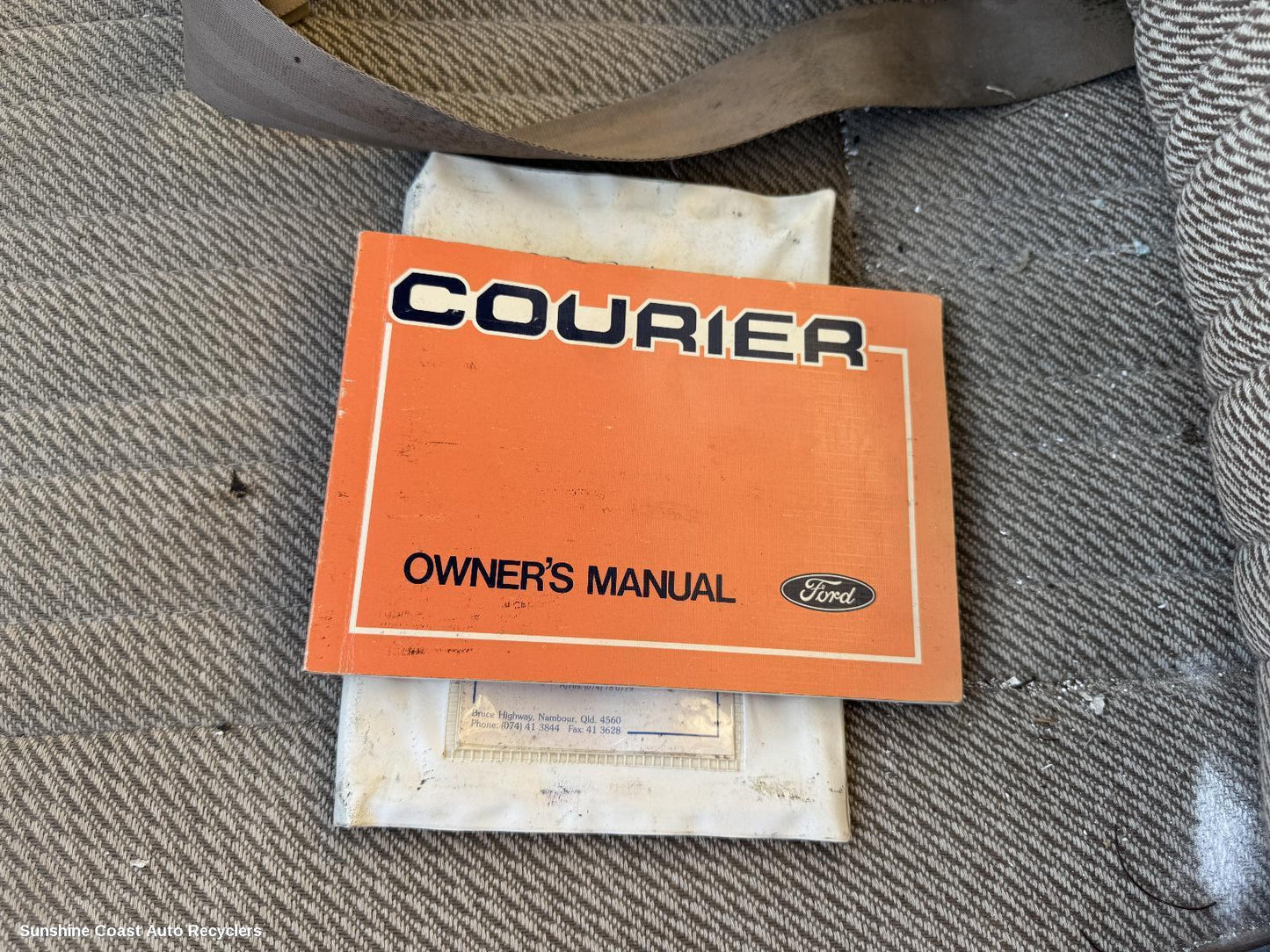 1992 Ford Courier Owners Handbook