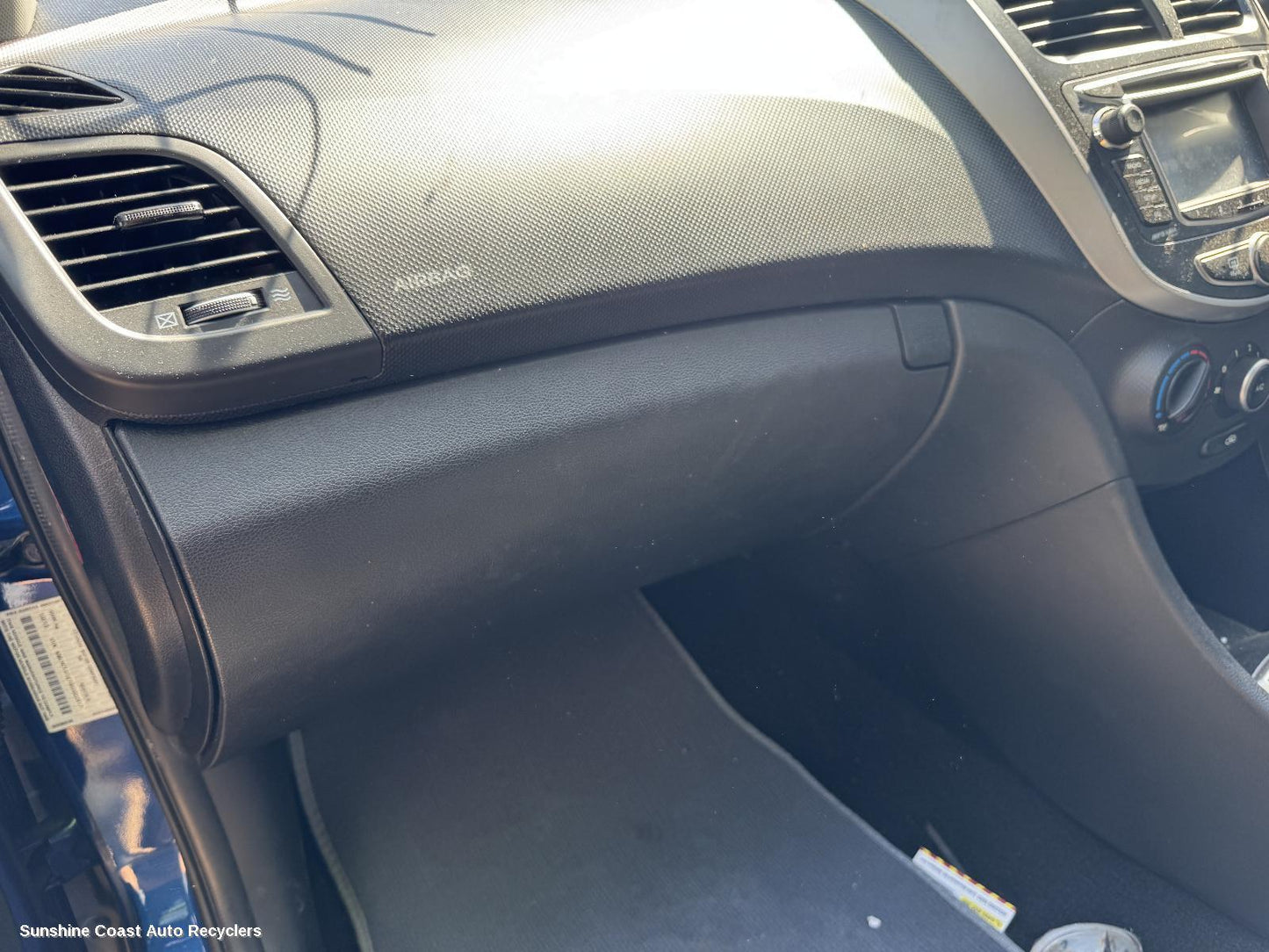 2015 Hyundai Accent Glove Box