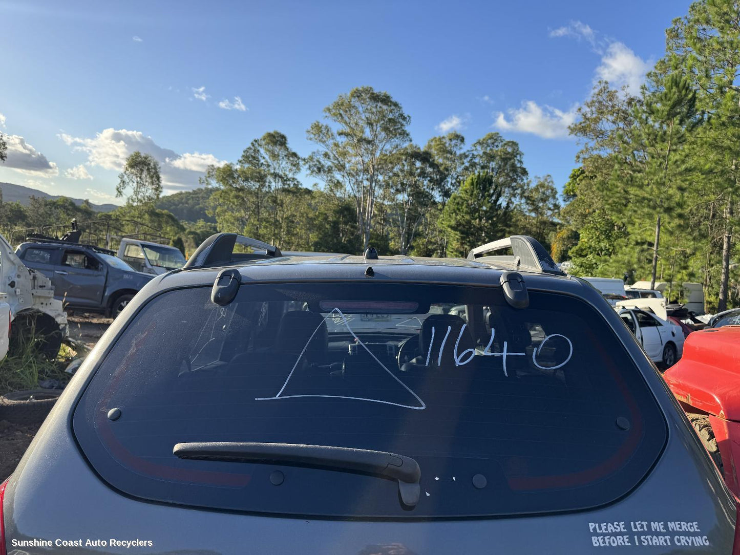 2004-2010 Hyundai Tucson Rear Tailgate Glass