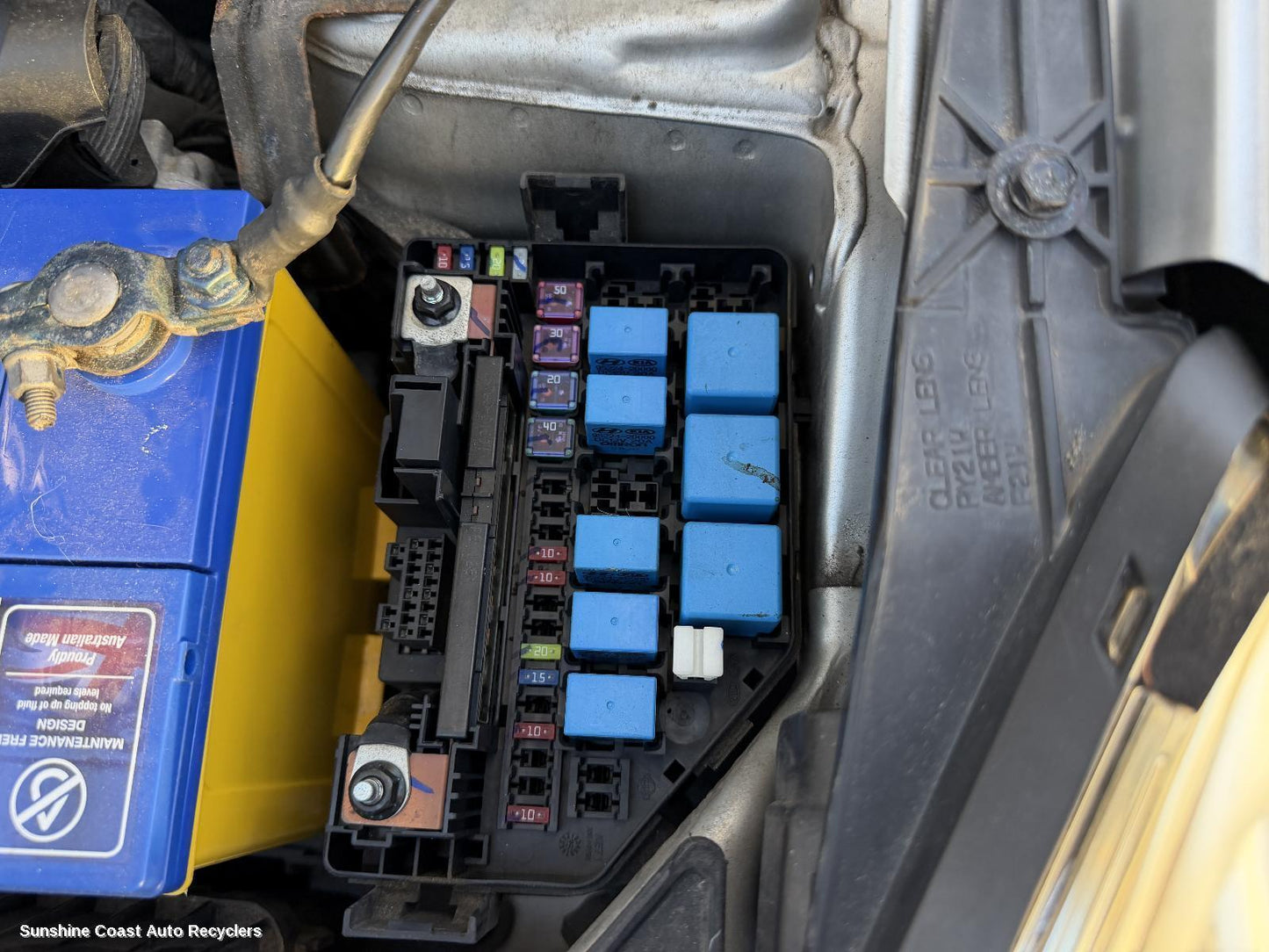 2010-2015 Hyundai I20 Fuse Box