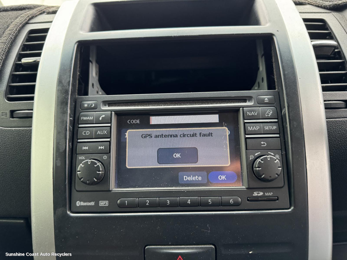 2007-2013 Nissan Xtrail Radio Cd Dvd Sat Tv