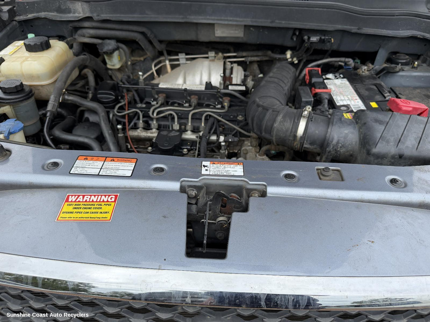 2011-2019 Ssangyong Korando Bonnet Lock Support