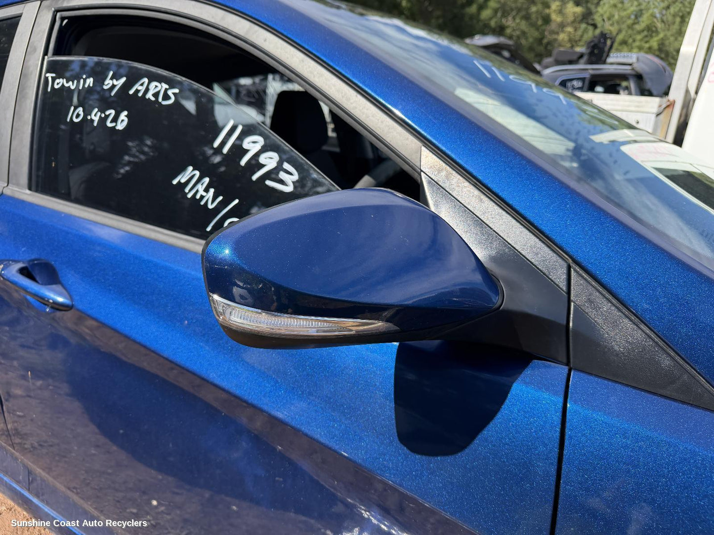 2011-2019 Hyundai Accent Right Door Mirror