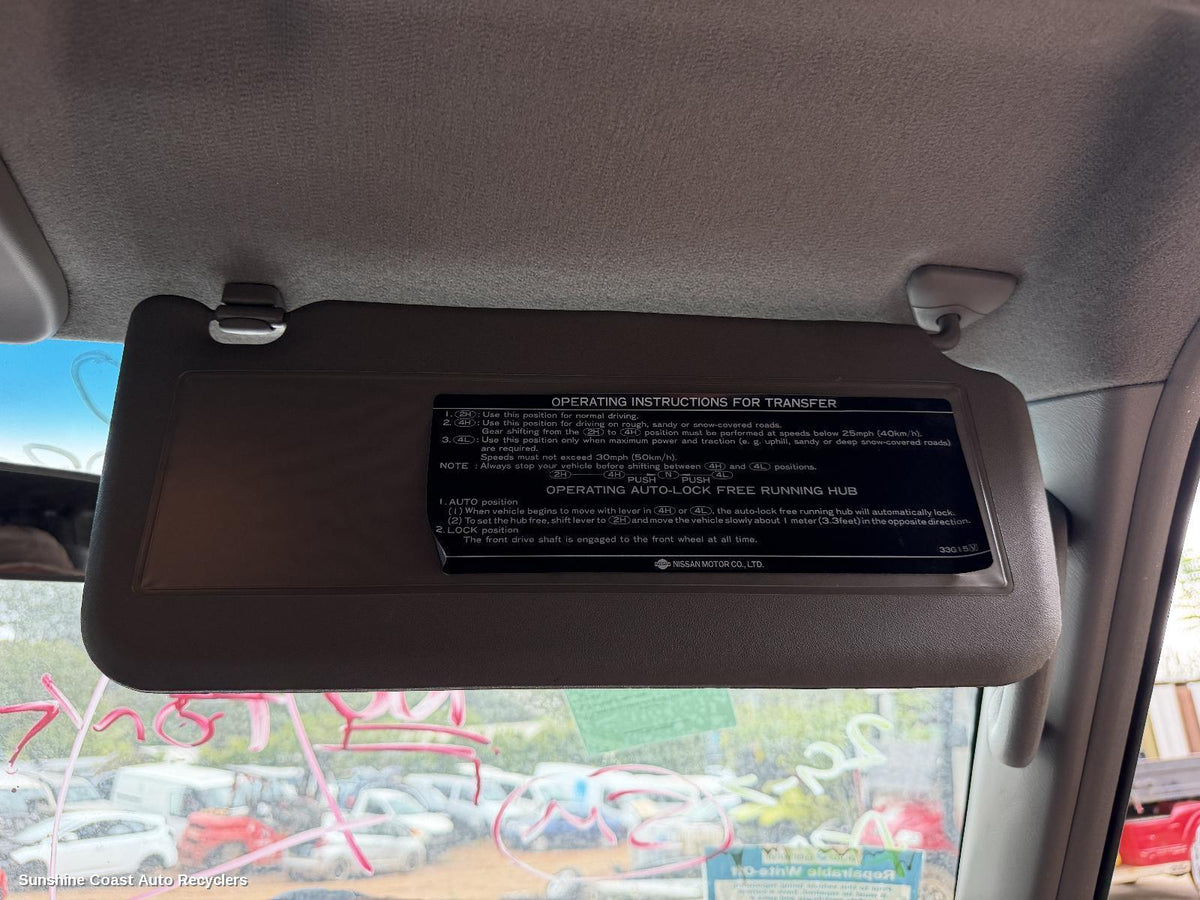 1997-2017 Nissan Patrol Sunvisor