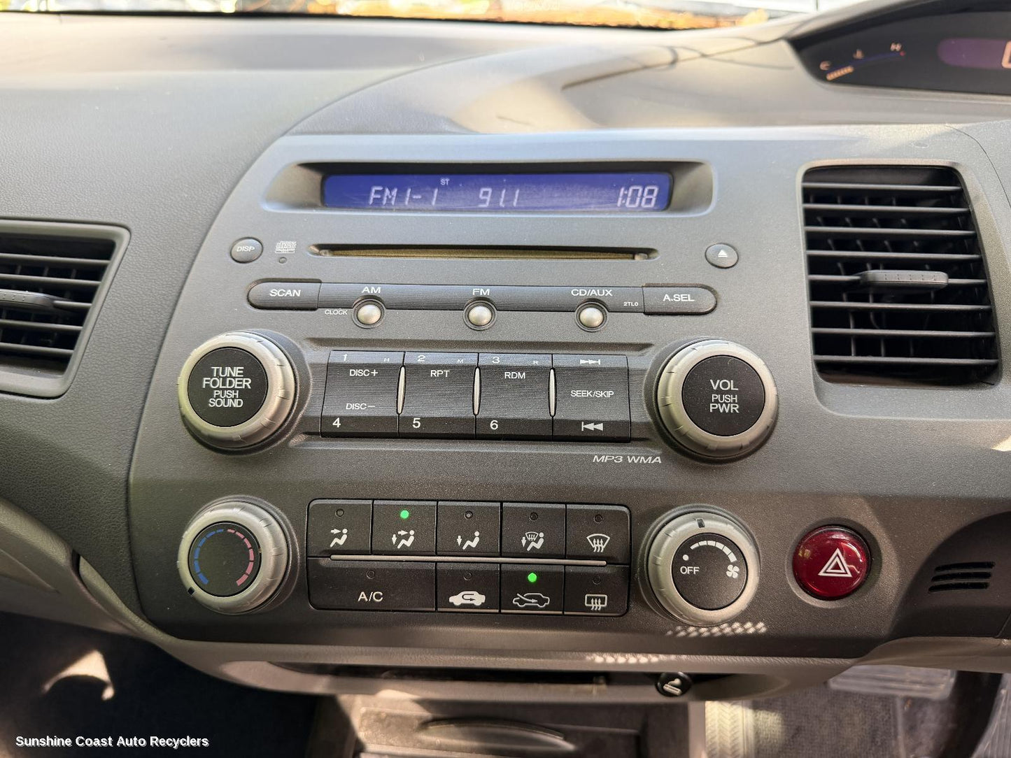2006-2011 Honda Civic Clock