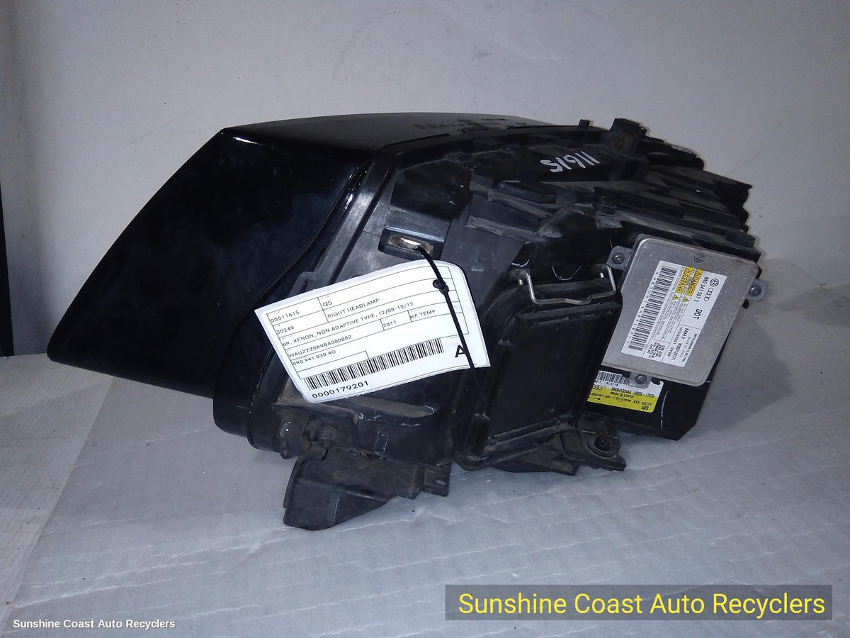 2008-2012 Audi Q5 Right Headlamp