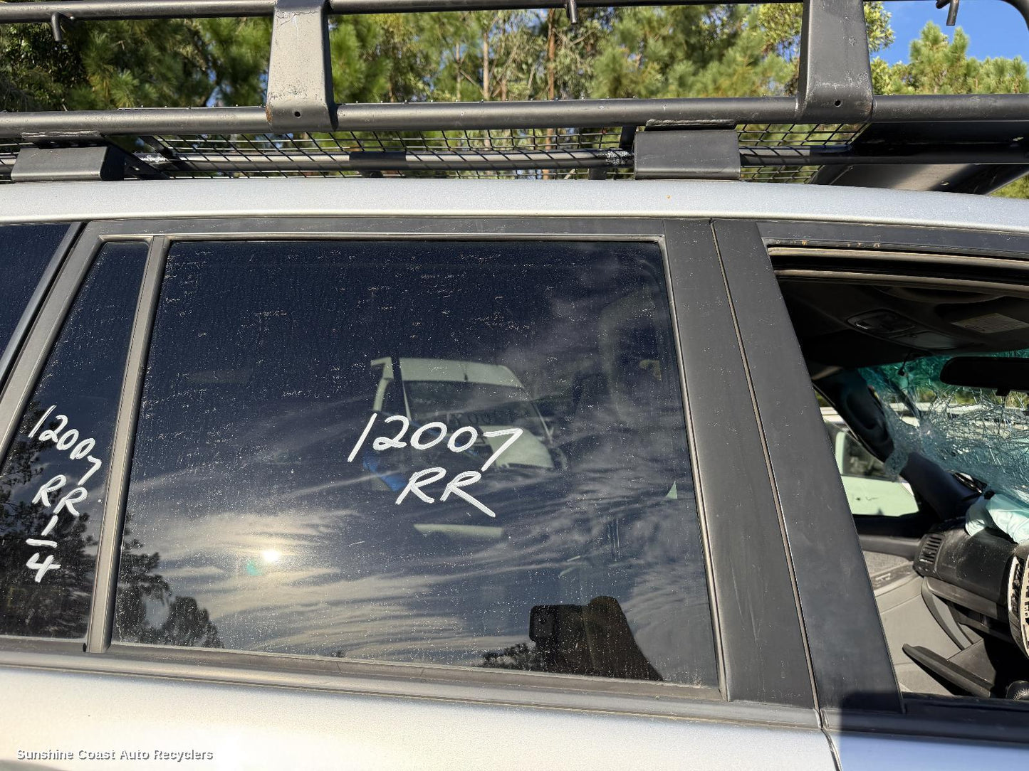 2003-2009 Toyota Prado Right Rear Door Window