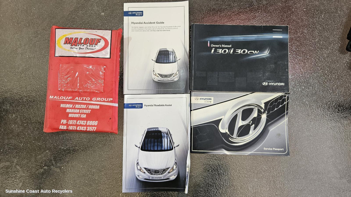 2007-2012 Hyundai I30 Owners Handbook