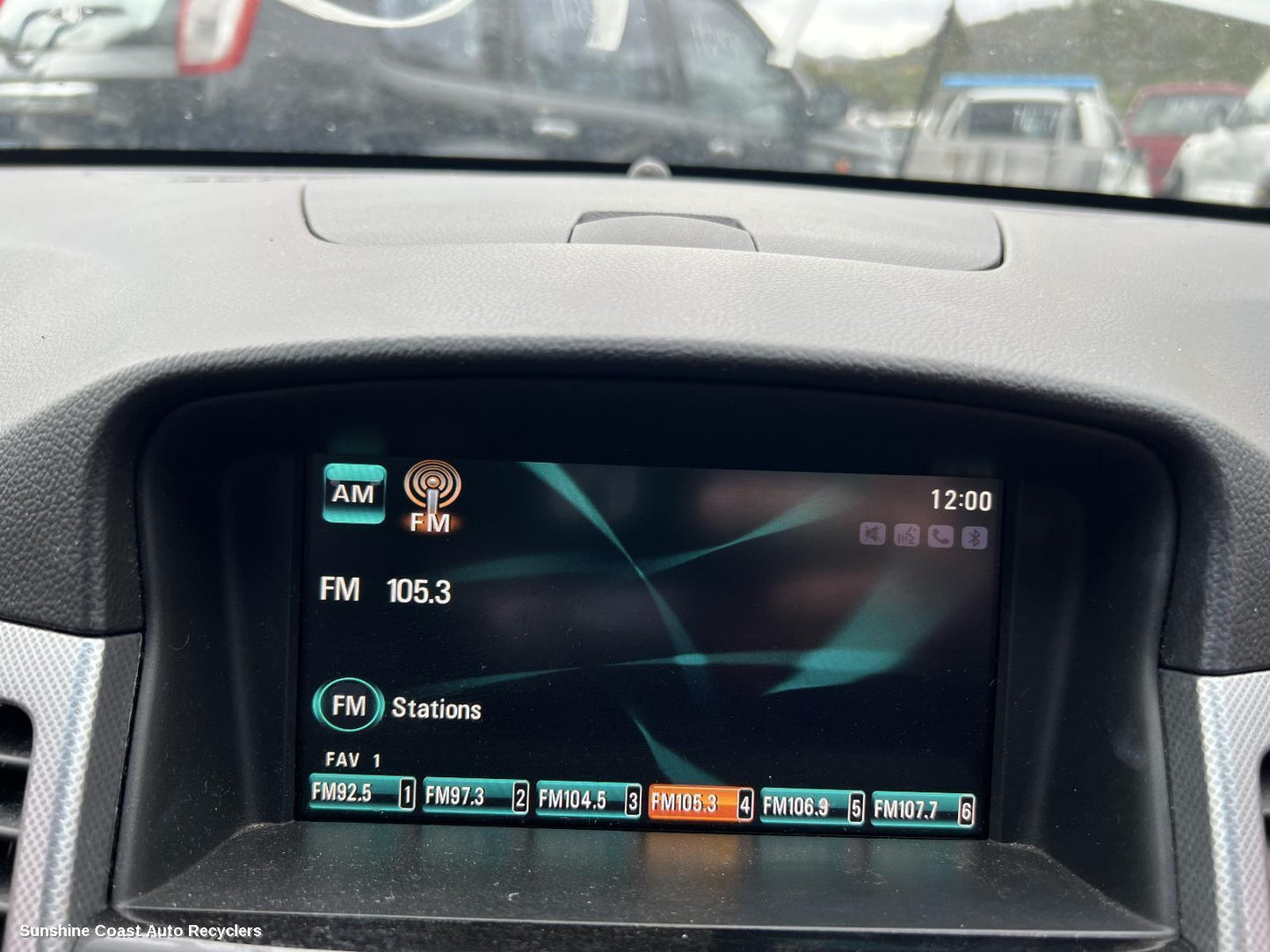 2012 Holden Cruze Radio Cd Dvd Sat Tv