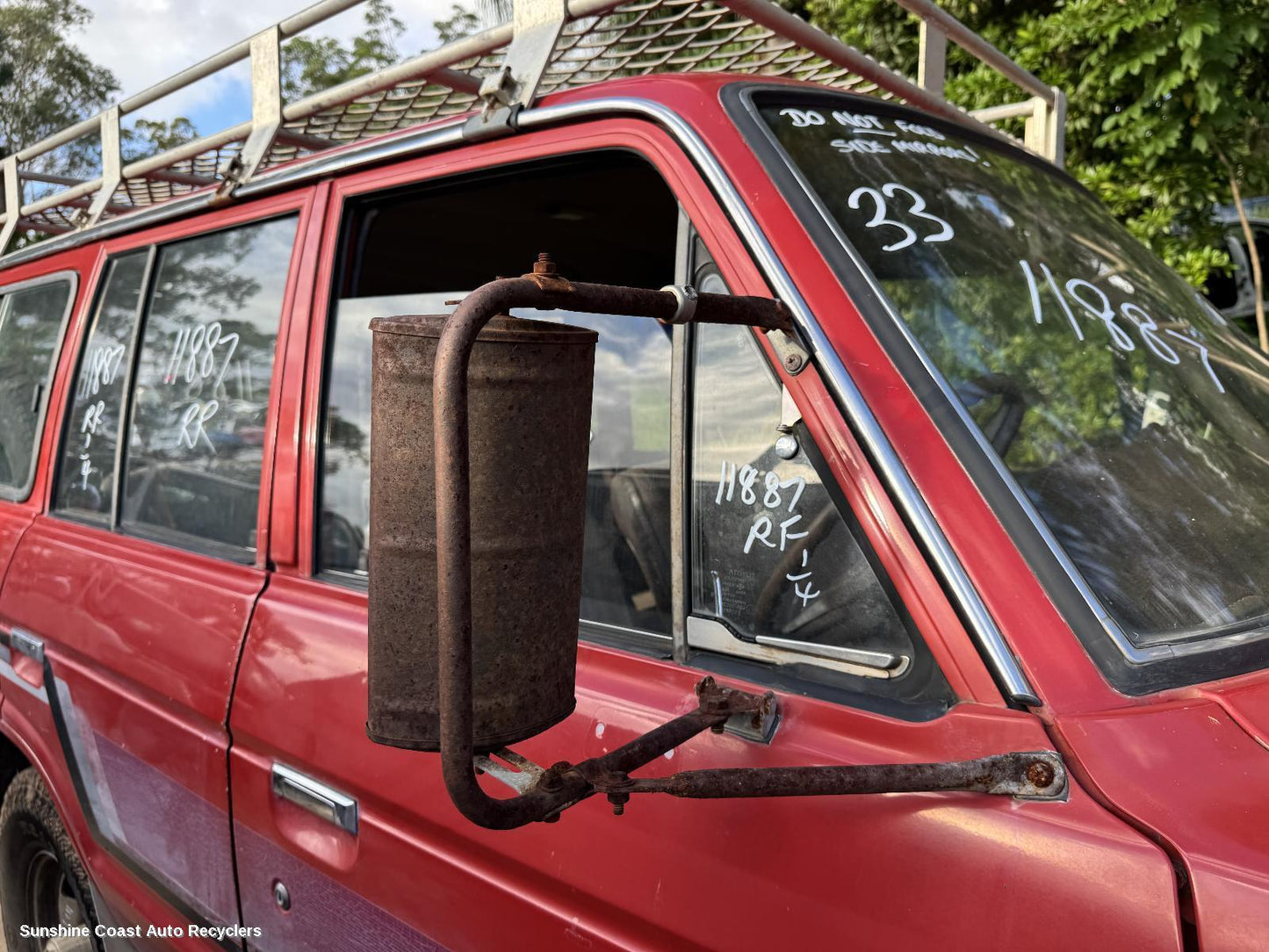 1984 Toyota Landcruiser Right Front 1 4 Door Glass