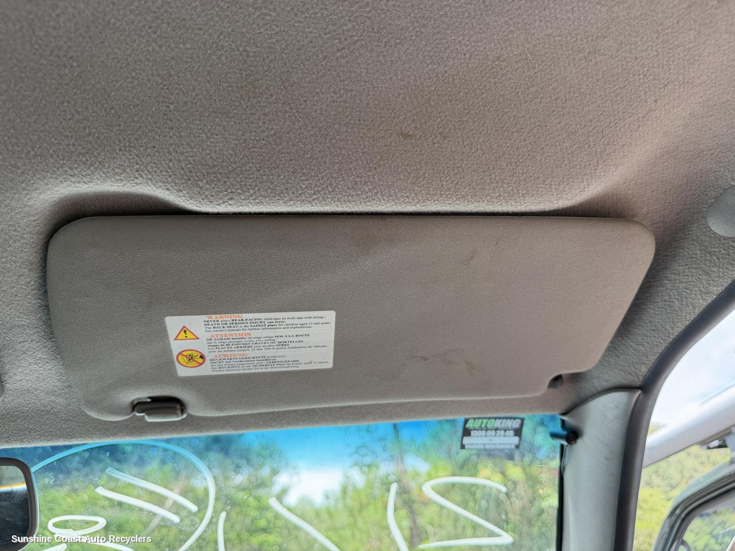 1997-2015 Nissan Navara Sunvisor