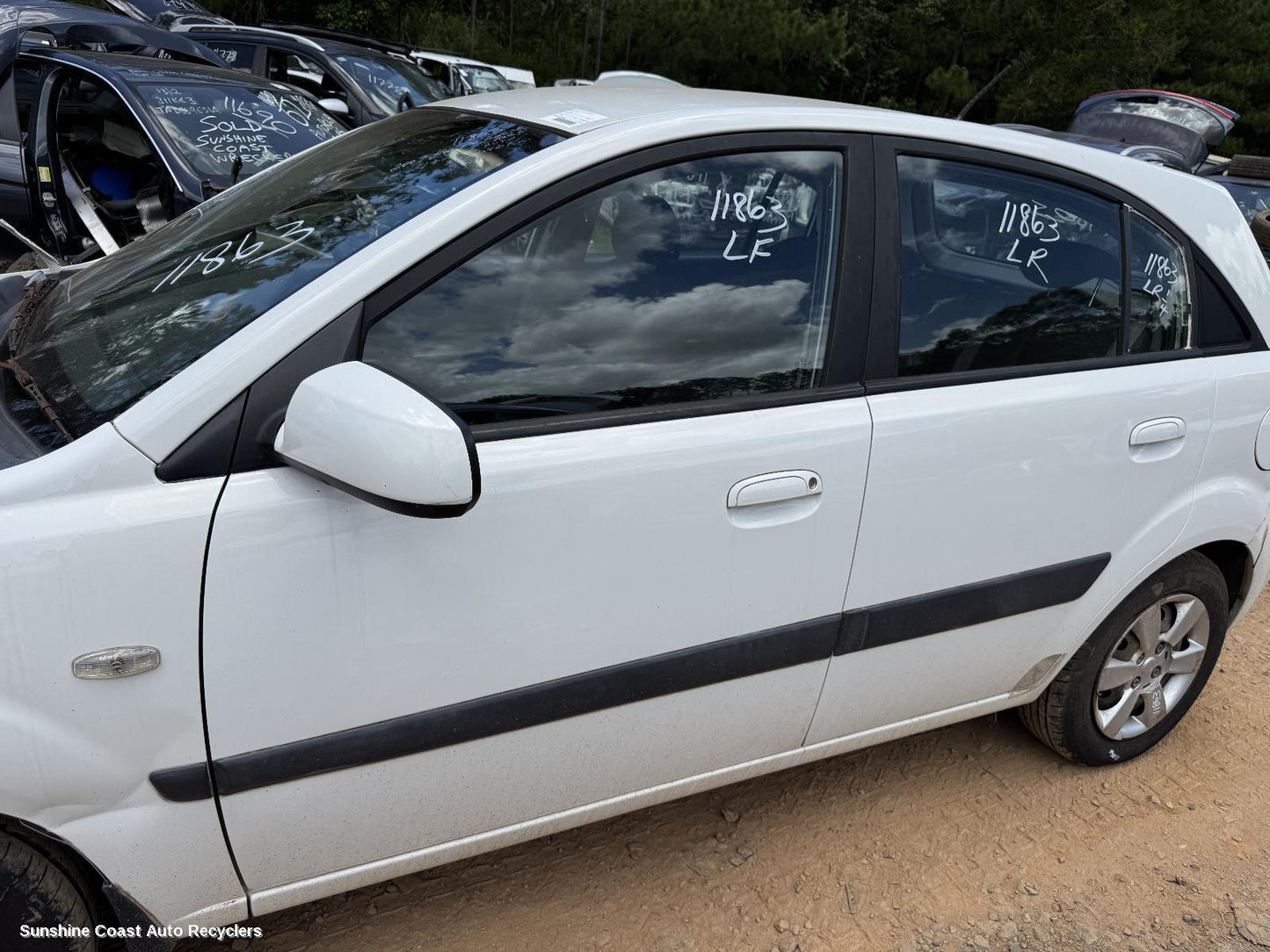 2007 Kia Rio Door Handle