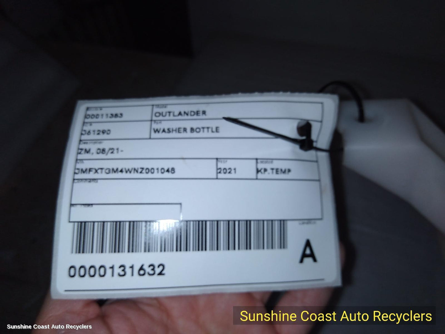 2021 Mitsubishi Outlander Washer Bottle