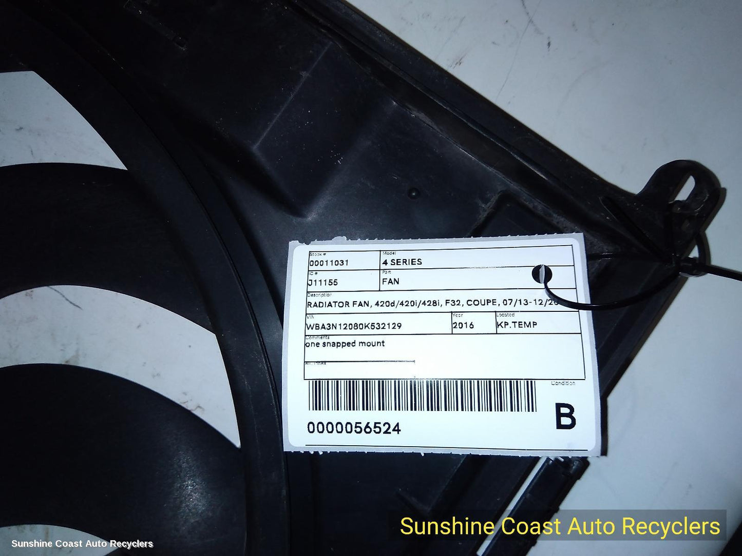 2016 Bmw 4 Series Fan