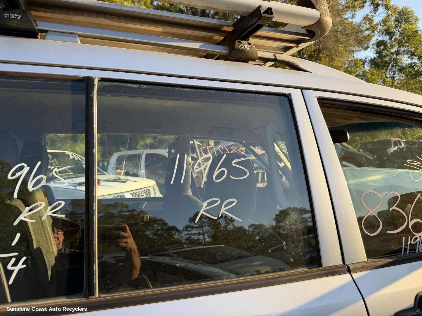 2006-2021 Mitsubishi Pajero Right Rear Door Window