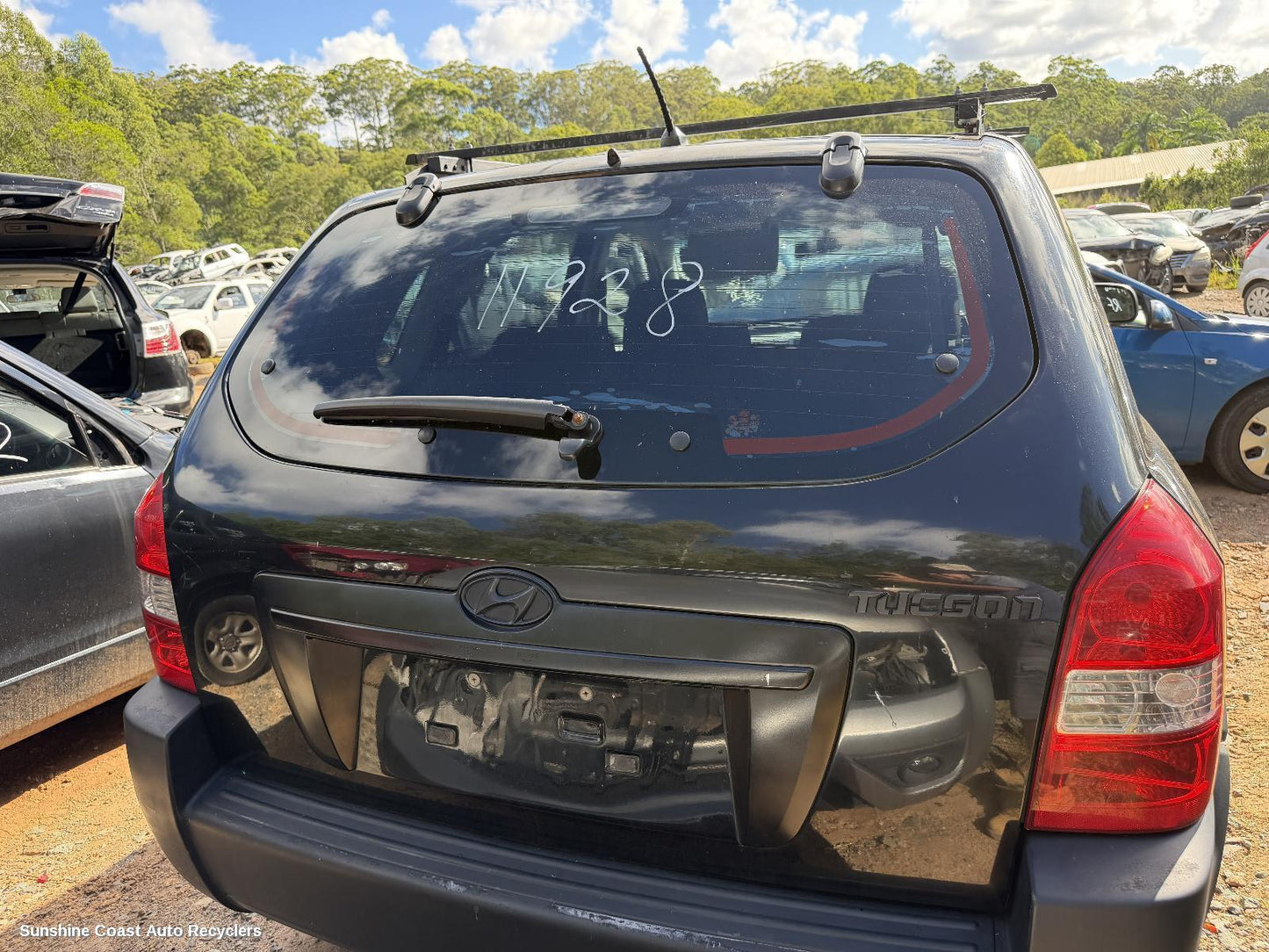 2008-2010 Hyundai Tucson Rear Garnish