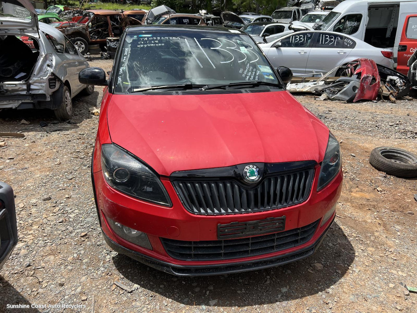 2012 Skoda Fabia Console