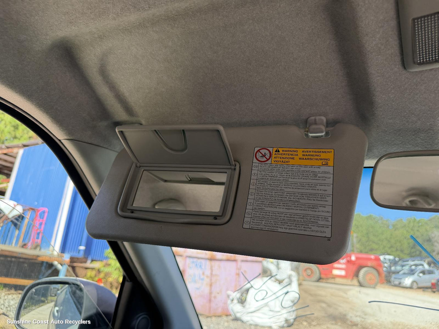 2004-2011 Suzuki Swift Sunvisor