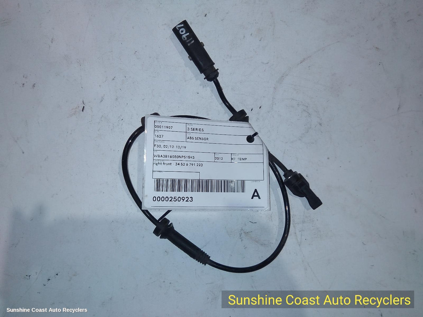 2012-2019 Bmw 3 Series Abs Sensor