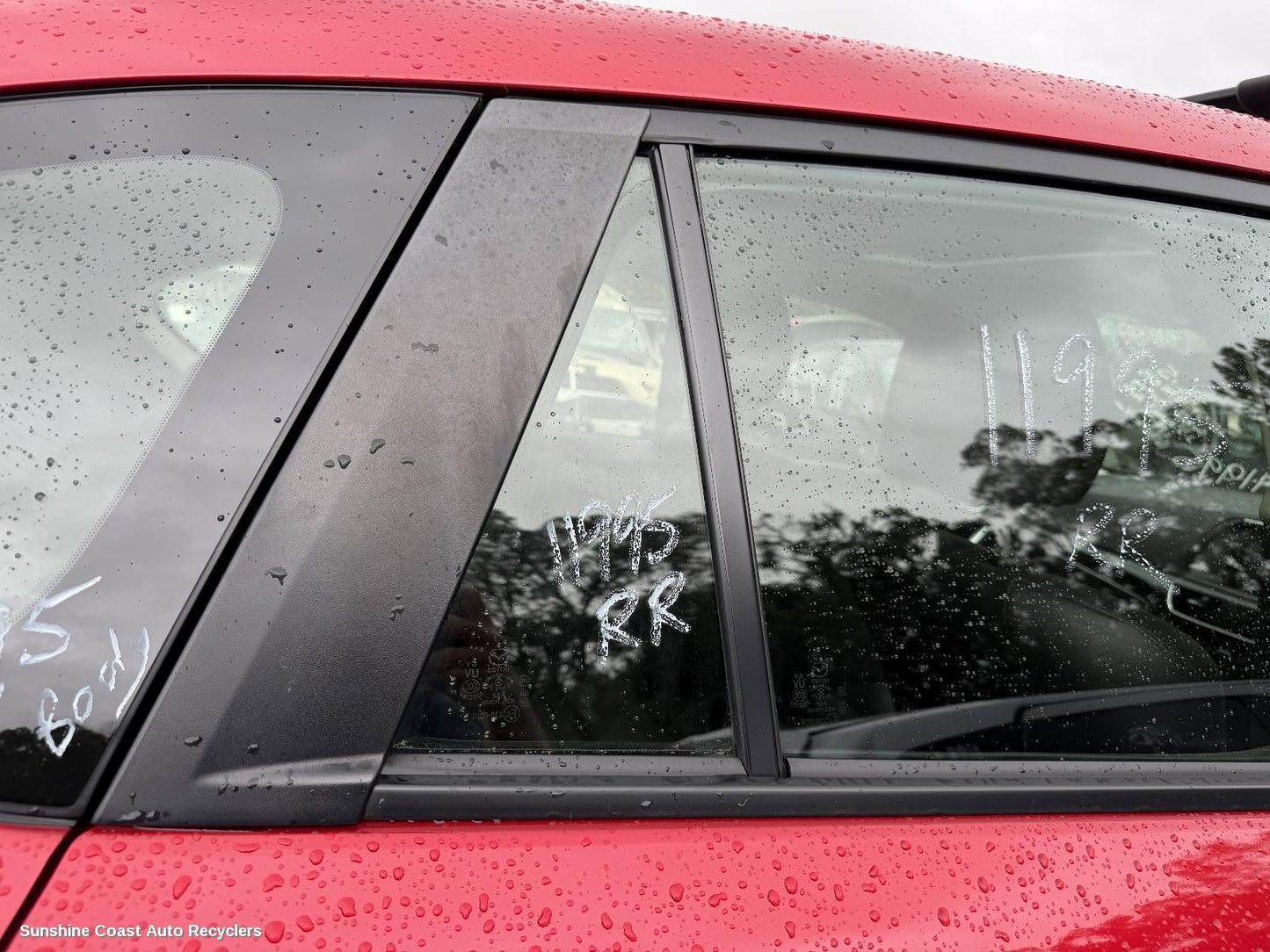 2012-2016 Mazda Cx5 Right Rear 1 4 Door Glass