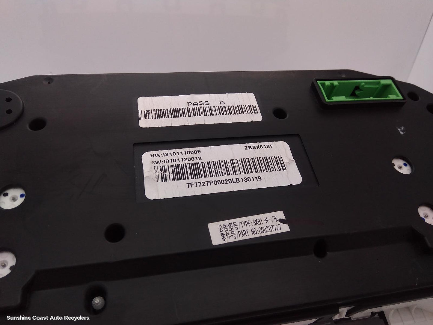 2021 Ldv T60 Instrument Cluster