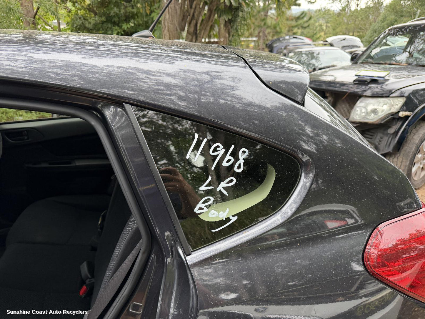 2011-2017 Subaru Impreza Left Rear Side Glass