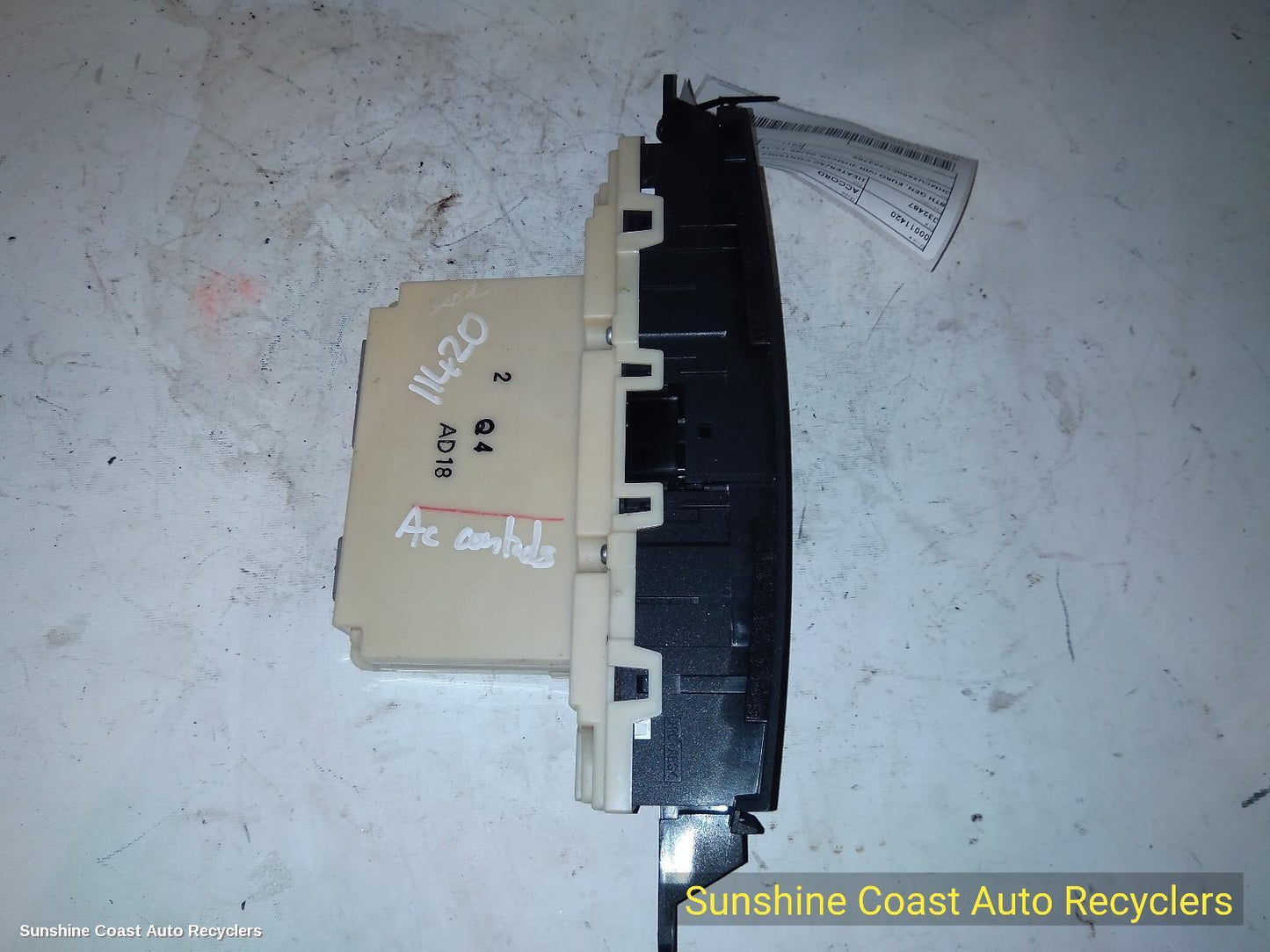 2011 Honda Accord Heater Ac Controls