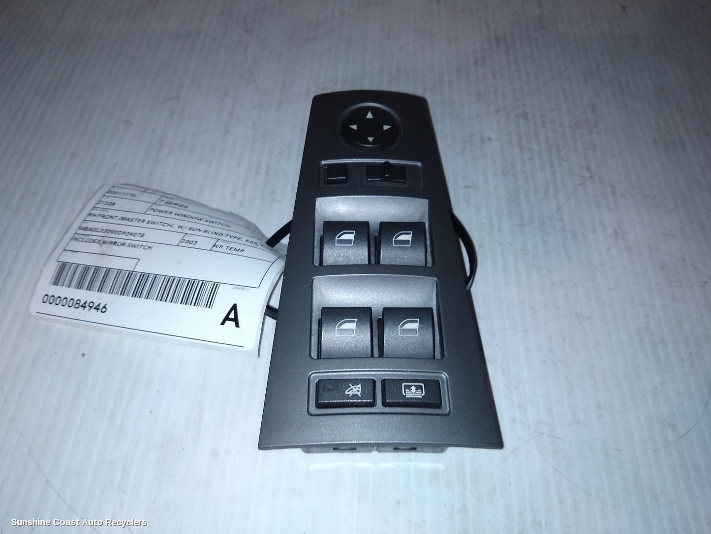 2003 Bmw 7 Series Pwr Dr Wind Switch