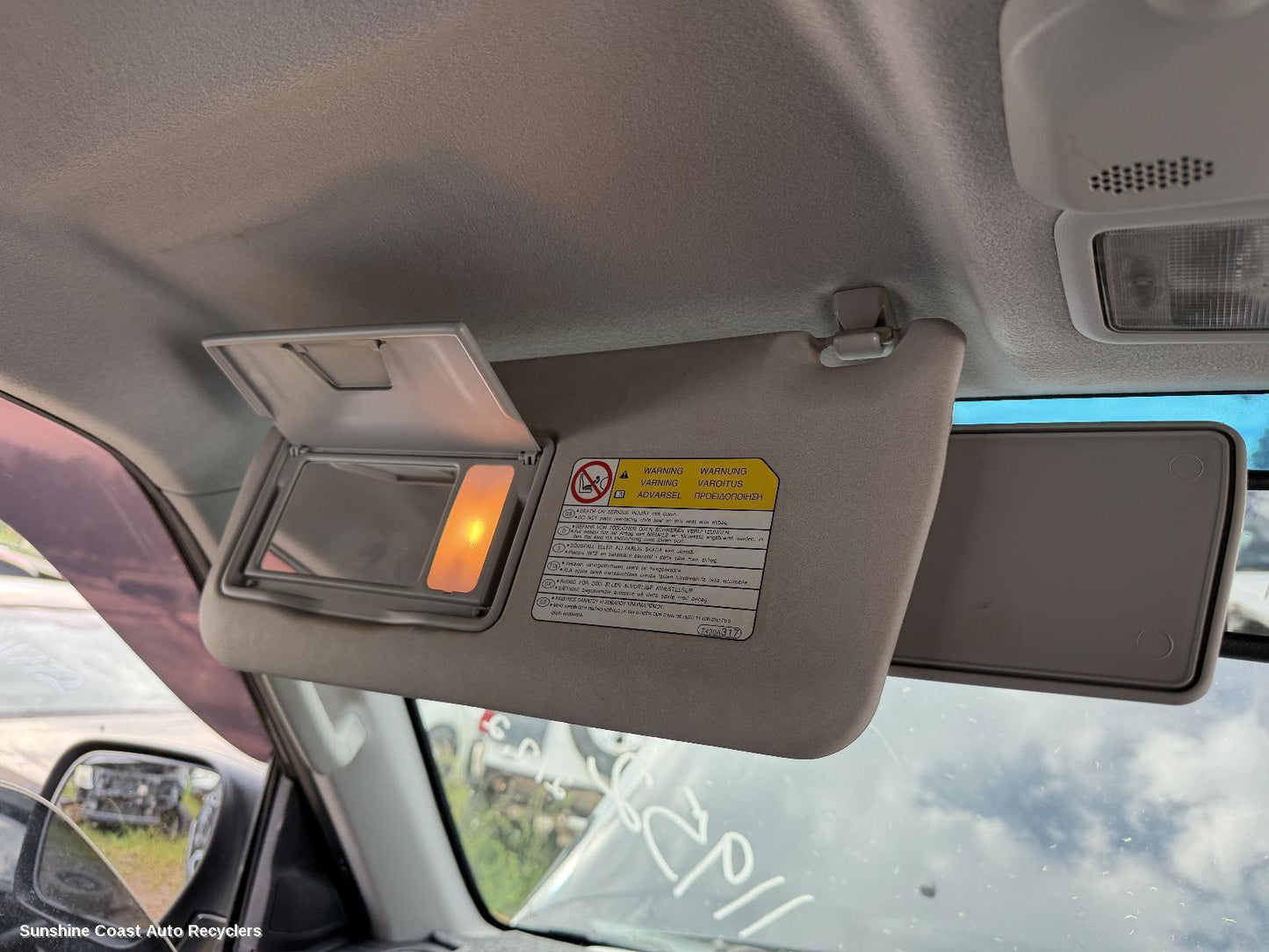 2006-2014 Mitsubishi Pajero Sunvisor