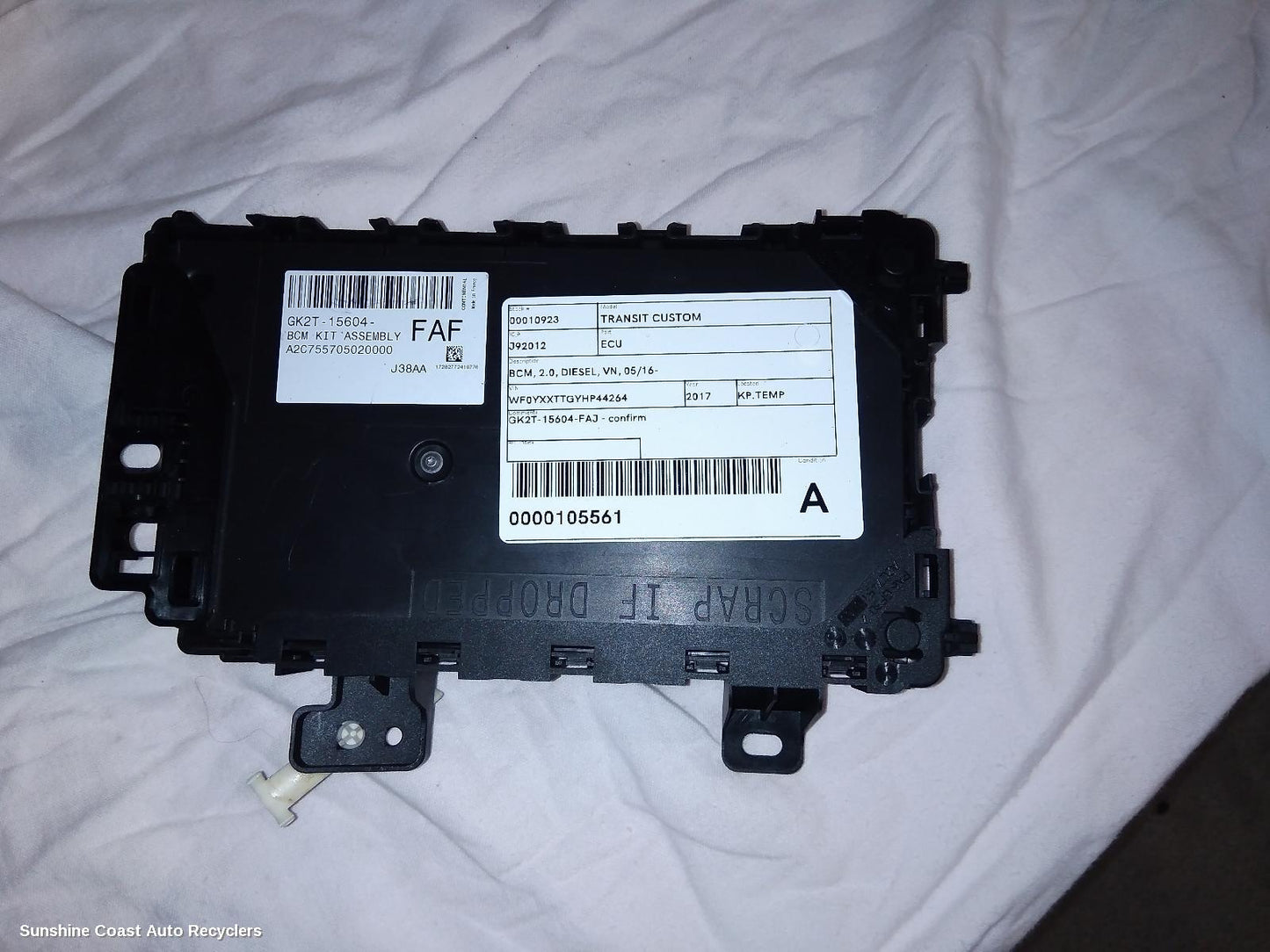 2017 Ford Transit Custom Ecu